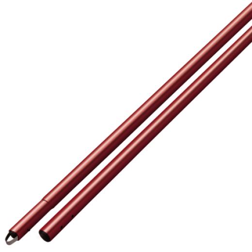 CC289SR 6' Anodized Aluminum Swaged Handle 1-3/4 Red