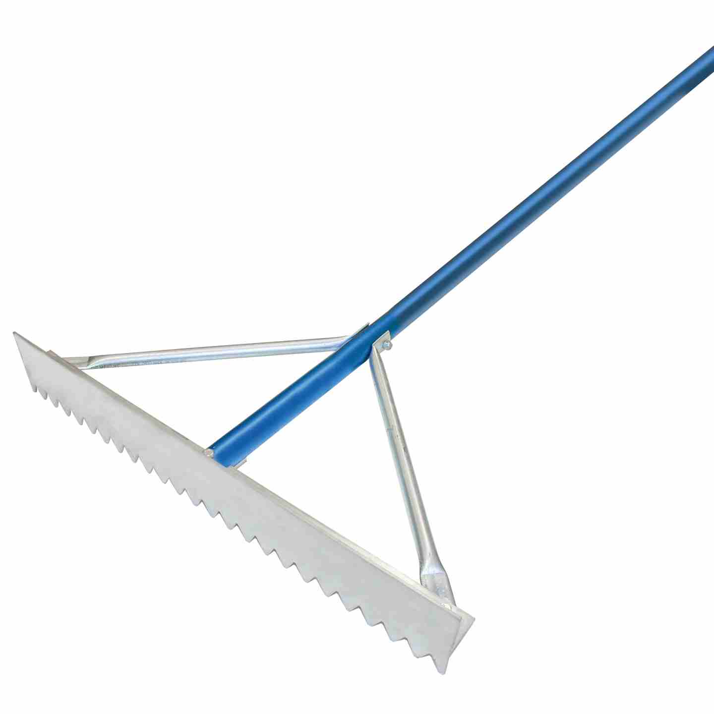 36" Magnesium Asphalt Lute/Rake with 7' Blue Handle Image 1