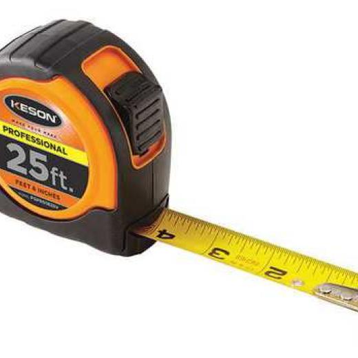 Keson Professional Tape Measure, 25' 