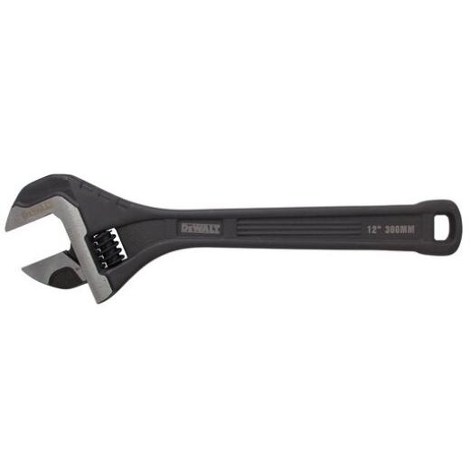 DeWalt Metric and SAE Adjustable Wrench 12 in. Long 