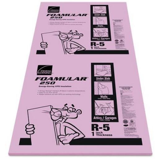 Foamular 250 1/2" x 48" x 96" SE Rigid Insulation