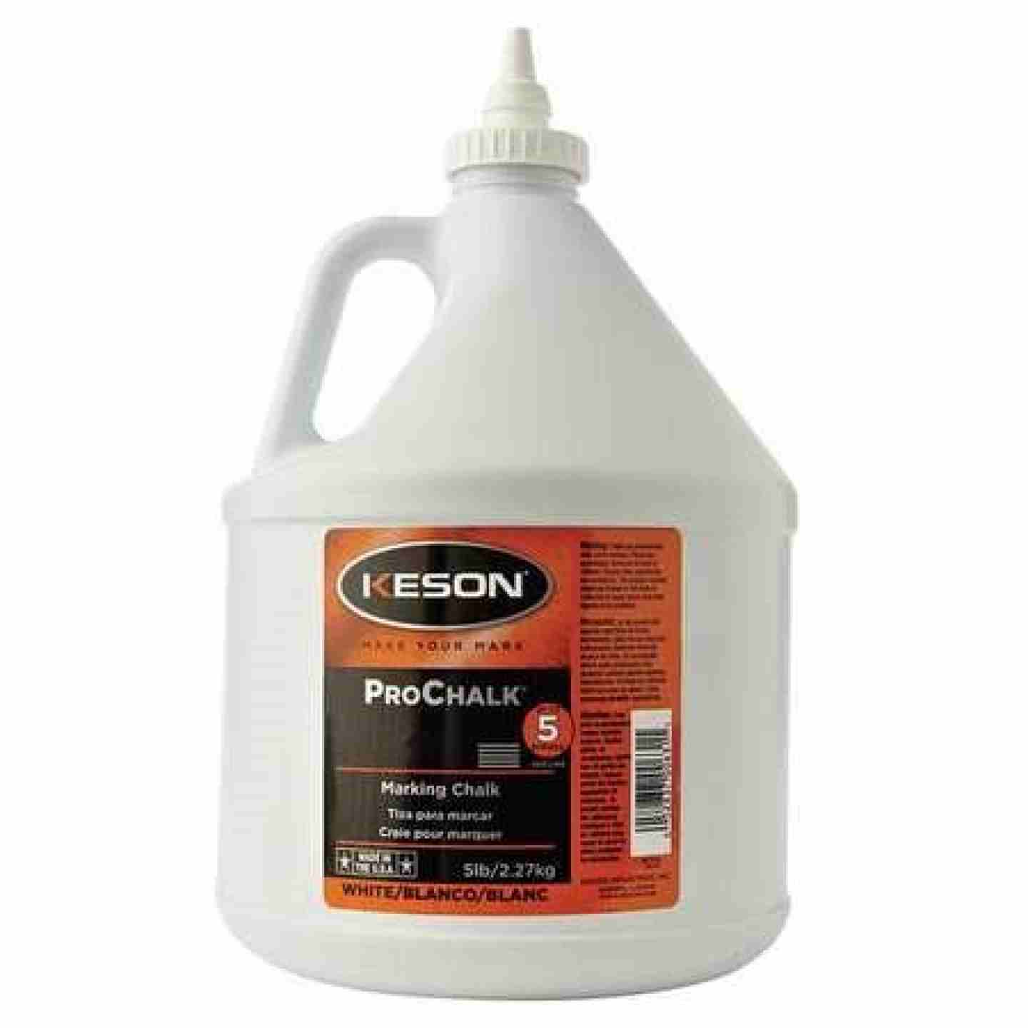 Keson Chalk White 5lbs  Image 1