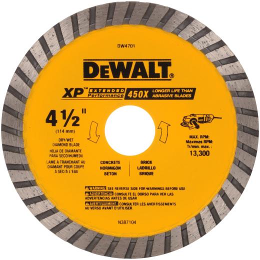 DeWalt XP Turbo Blade 4-1/2" x 7/8"