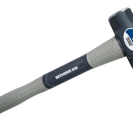 4 lb Engineer Hammer with Cushion Grip and 16" Fiberglass Handle
