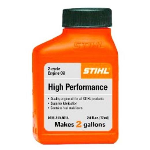 STIHL High Performance 2-Cycle Engine Oil 5.2 oz (2 Gallon Mix)
