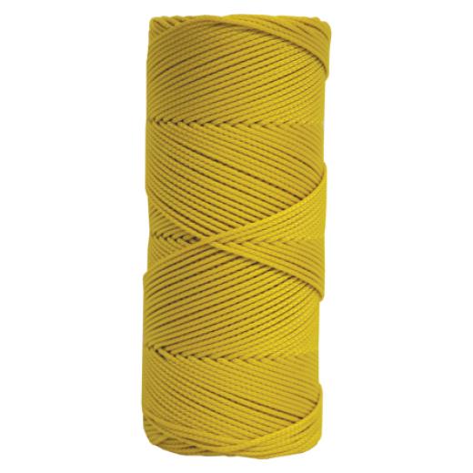 Yellow Braided Nylon Mason's Line - 1000' Tube
