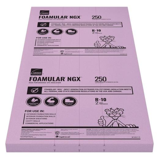 Foamular 250 2" x 48" x 96" SSE Scored Rigid Insulation
