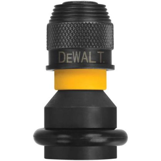 DeWalt 1/4" Hex Shank to 1/2" Square Drive Standard Socket Adaptor 