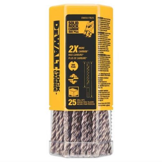 DeWalt 3/16" x 4" x 6-1/2" High Impact 4 Cutter SDS+ Hammer Bit