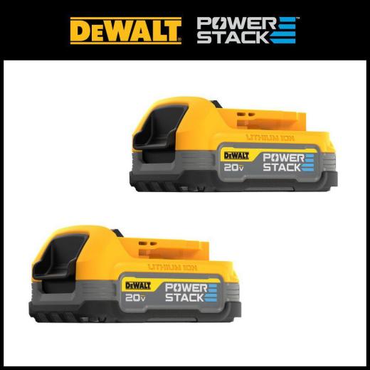 DeWalt 20V MAX* XR POWERSTACK™ Compact Battery (2 Pack)