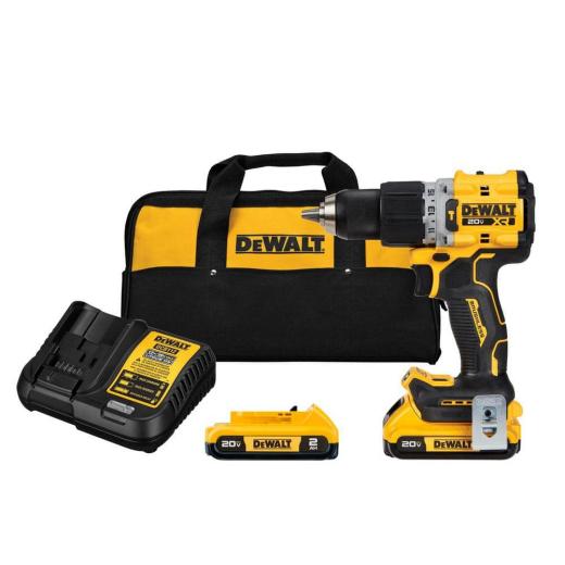 DeWalt 20V MAX* XR® Brushless Cordless 1/2 in. Hammer Drill/Driver Kit