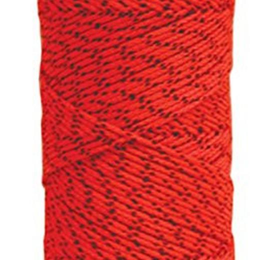 Orange & Black Bonded Braided Nylon Mason's Line - 500' Tube