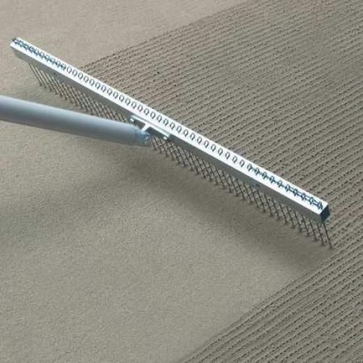 48 Flat Wire Texture Tine Broom W/ 1/2 Spacing