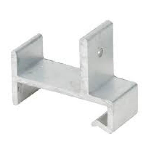 Aluminum Cap Clip W/Nail Hole