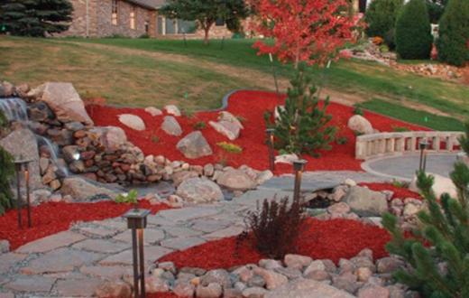 Red Organic Mulch
