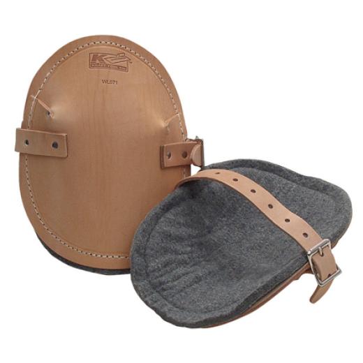 WL071 Leather Kneepads Round