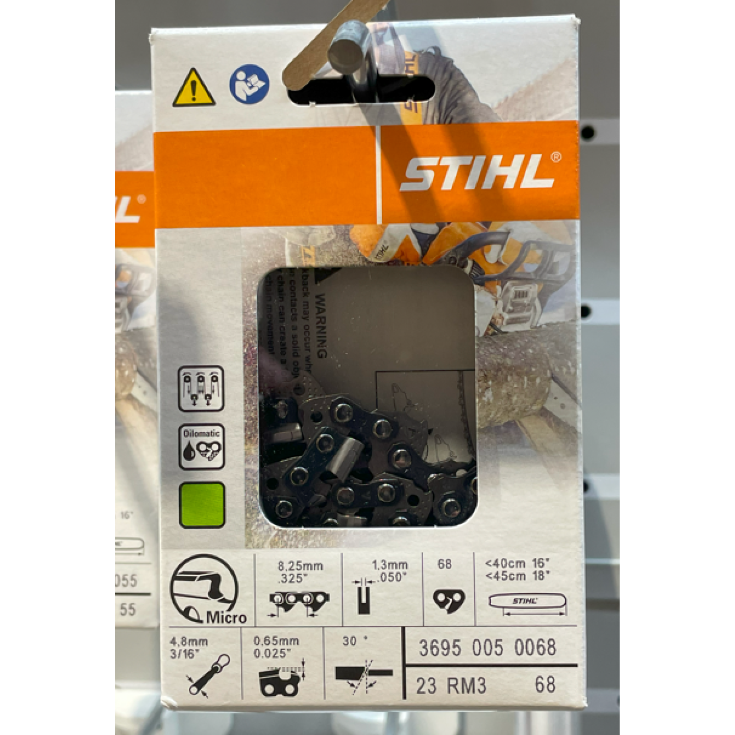 STIHL Chain 23RM3-68 .325P .050G OILOMATIC® STIHL RAPID™ Micro™ 3 (RM3) Image 1
