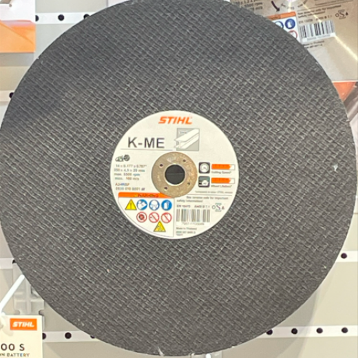 STIHL 14" Abrasive Wheel Steel/Iron (K-ME) Specialty Wheel for TS 440  
