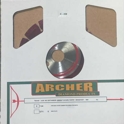 Archer Diamond Products Early Entry Diamond Blade 6-3/8"