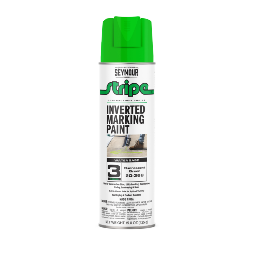 Seymour Florescent Green Inverted Ground Marking Paint 