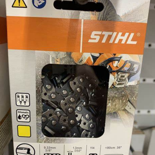 Stihl Chain 33RMX-114 3/8 Pitch .050 Gauge