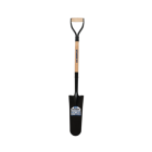 16" Drain Spade, 30" Wood D-Grip Handle Image 1