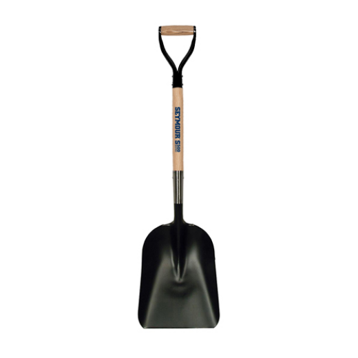 Seymour Eastern Scoop, #2 Steel, 29" Precision Lathe Turned Hardwood, Steel D Grip