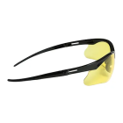 Jackson Safety Glasses with Black Frame and Amber Lens Image 2