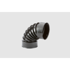 4" Corrugated Tile 90° Elbow Fitting Image 1