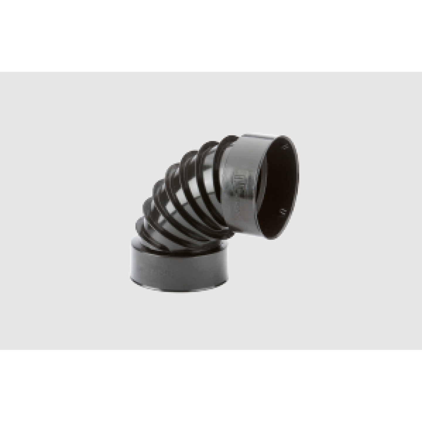 4" Corrugated Tile 90° Elbow Fitting Image 1