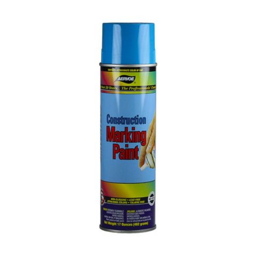 Aervoe Blue Construction Inverted Marking Paint