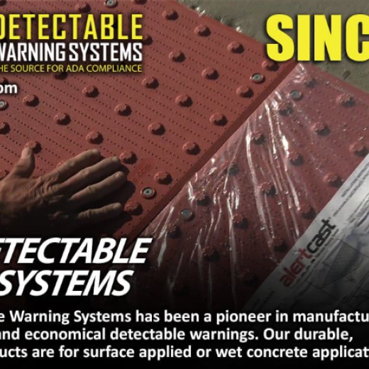 DWS 2x5 Replaceable ADA Tile, Colonial Red 