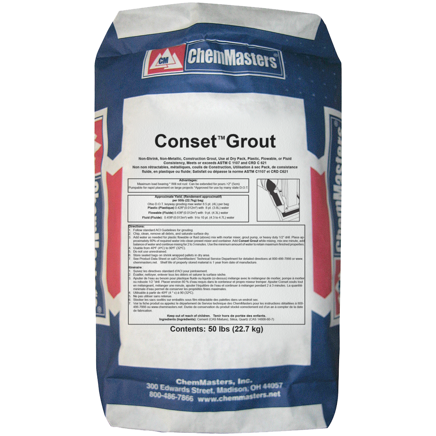 ChemMasters Conset Grout   Image 1