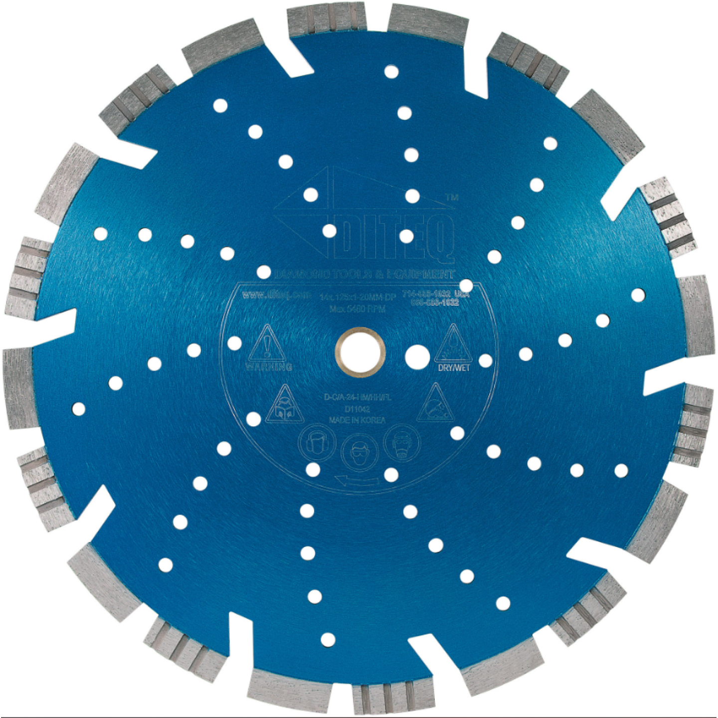 Diteq C/A-24 14” x .125” x 20mm Arbor Image 1