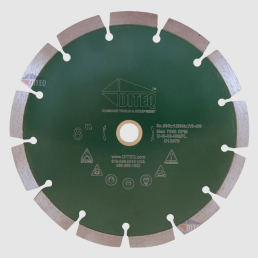 Diteq G-33 10" x .095" x 12mm x 5/8" Arbor