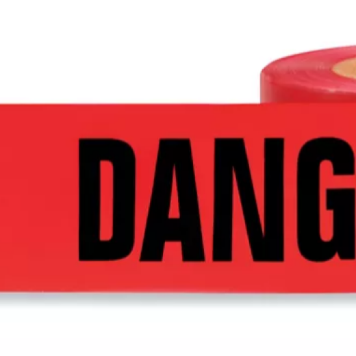 Keson Danger Tape Red 1000' 