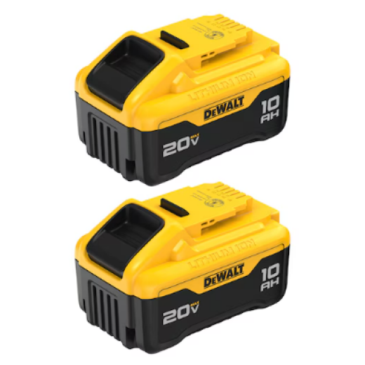 DeWalt 20V MAX* 10Ah Battery (2 Pack)