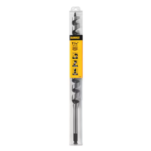 DeWalt 1-1/16" x 17" Power Ship Auger Bit