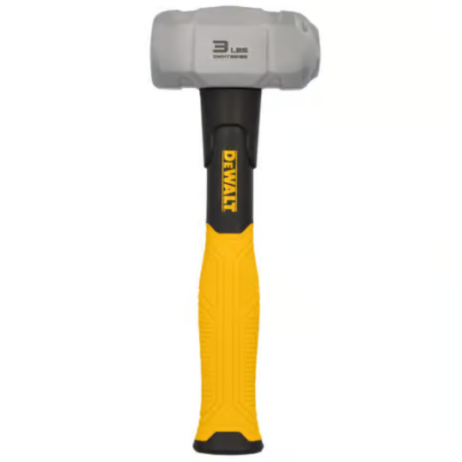 DeWalt 3 lb. Steel Drilling Hammer 8-3/4 in. Fiberglass Handle