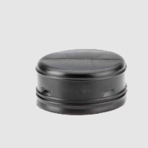 6" Corrugated Tile End Cap Fitting