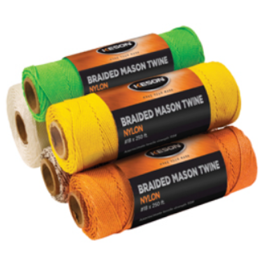 Keson PB250 Pink Braided Mason Line, 250'