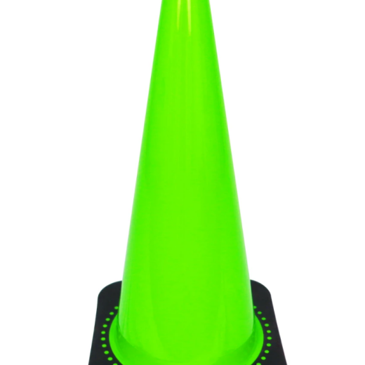 28" Traffic Cones - JBC Black Base