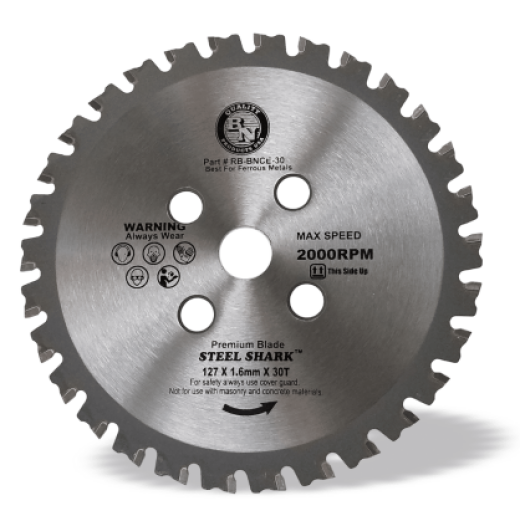 BNCE-30 Series Cutting Edge Saw™ TCT Replacement Blade (125mm)