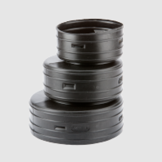 6" to 4" Corrugated Tile Step Down Reducer Fitting 