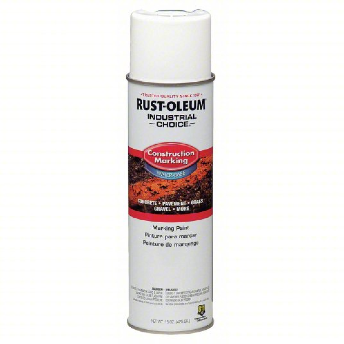 Rustoleum White Construction Inverted Marking Paint Image 1
