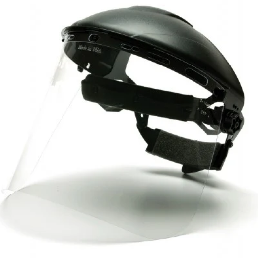 Pyramex Clear Visor PETG Shield 8"x15"x.040" for Hardhat
