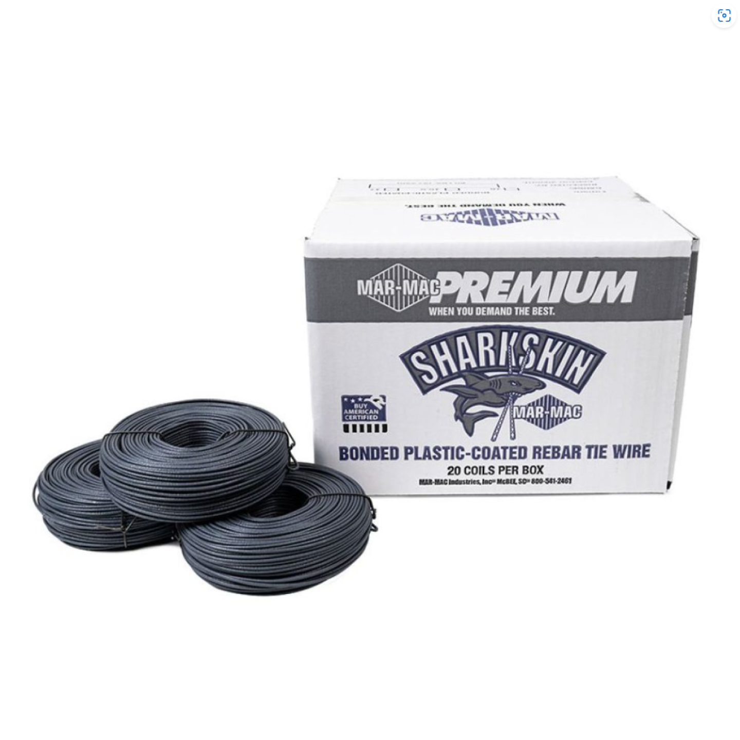 16 Gauge Sharkskin Tie Wire Roll Image 1