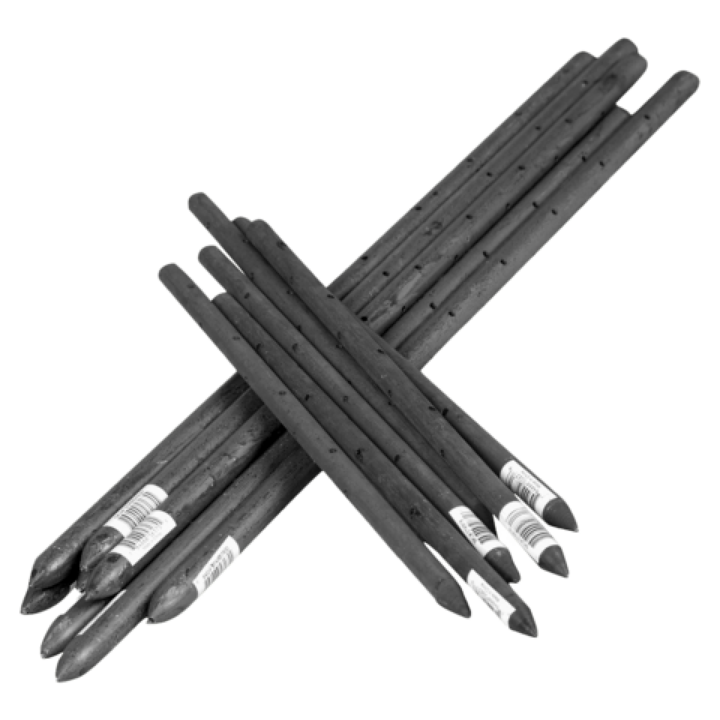 3/4" x 18" Round Nail Stakes 10/Box Image 1