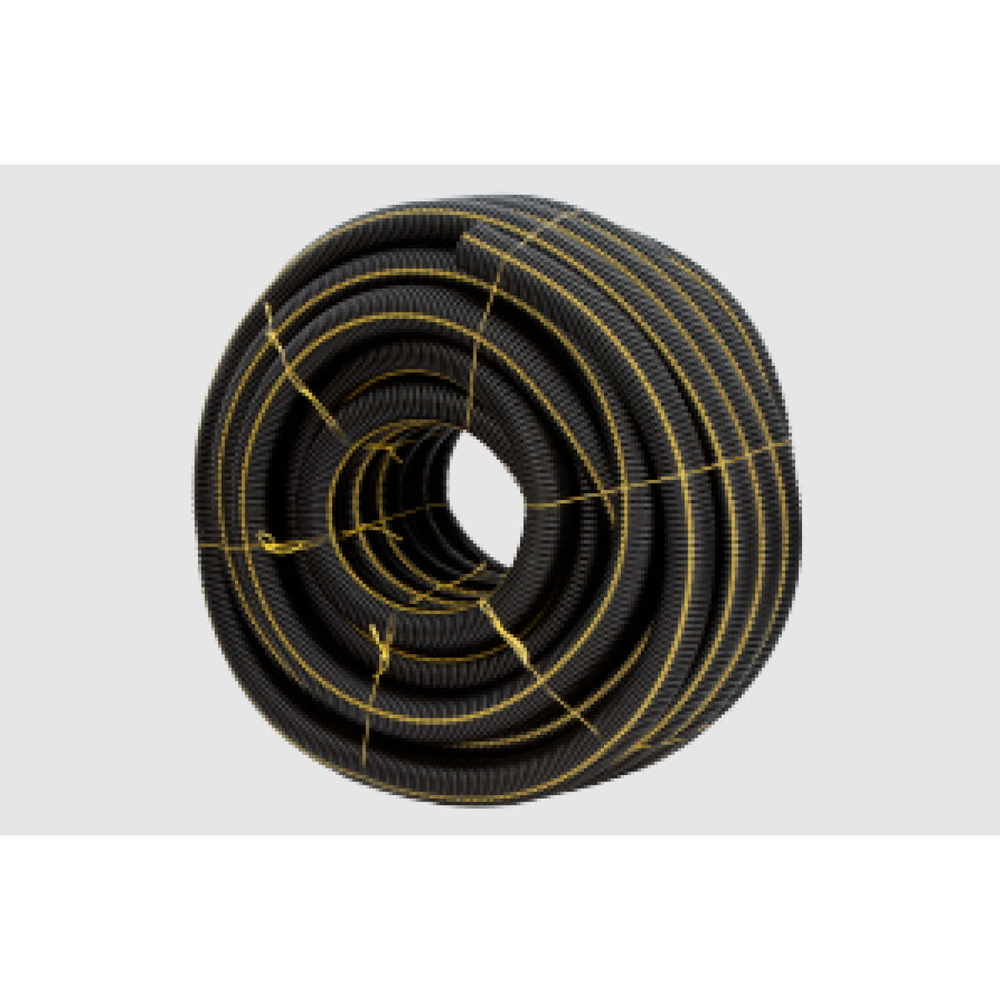 4" x 250' Flexible Corrugated Perforated Drain Tile Roll Image 1
