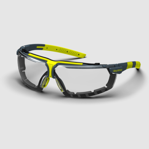 HEXARMOR HEX11-27001-02-EA-DS VS300SG Safety Glasses w/ Clear AF Lens, Moveable Arms